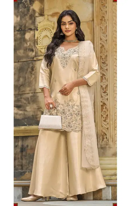 Ladies Flavour 3388 And 3389 Glass Satin Sharara Suits Exporters In India